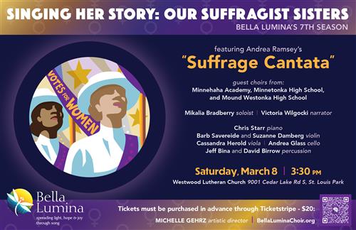  MWHS Vocalists to Perform 'Suffrage Cantata' with Bella Lumina